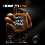 Beardo Whisky Smoke men fragrance side profile view