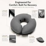 Extra large grey recovery cone for German Shepherds and Rottweilers
