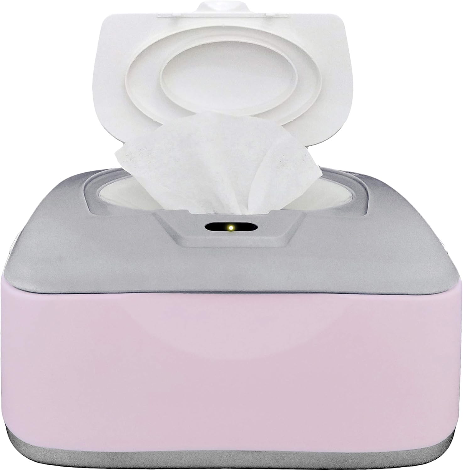 Gogo Pure baby wet wipe warmer and dispenser purple front view