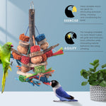 Bissap avian beak conditioning bite toy for cockatiels and budgies