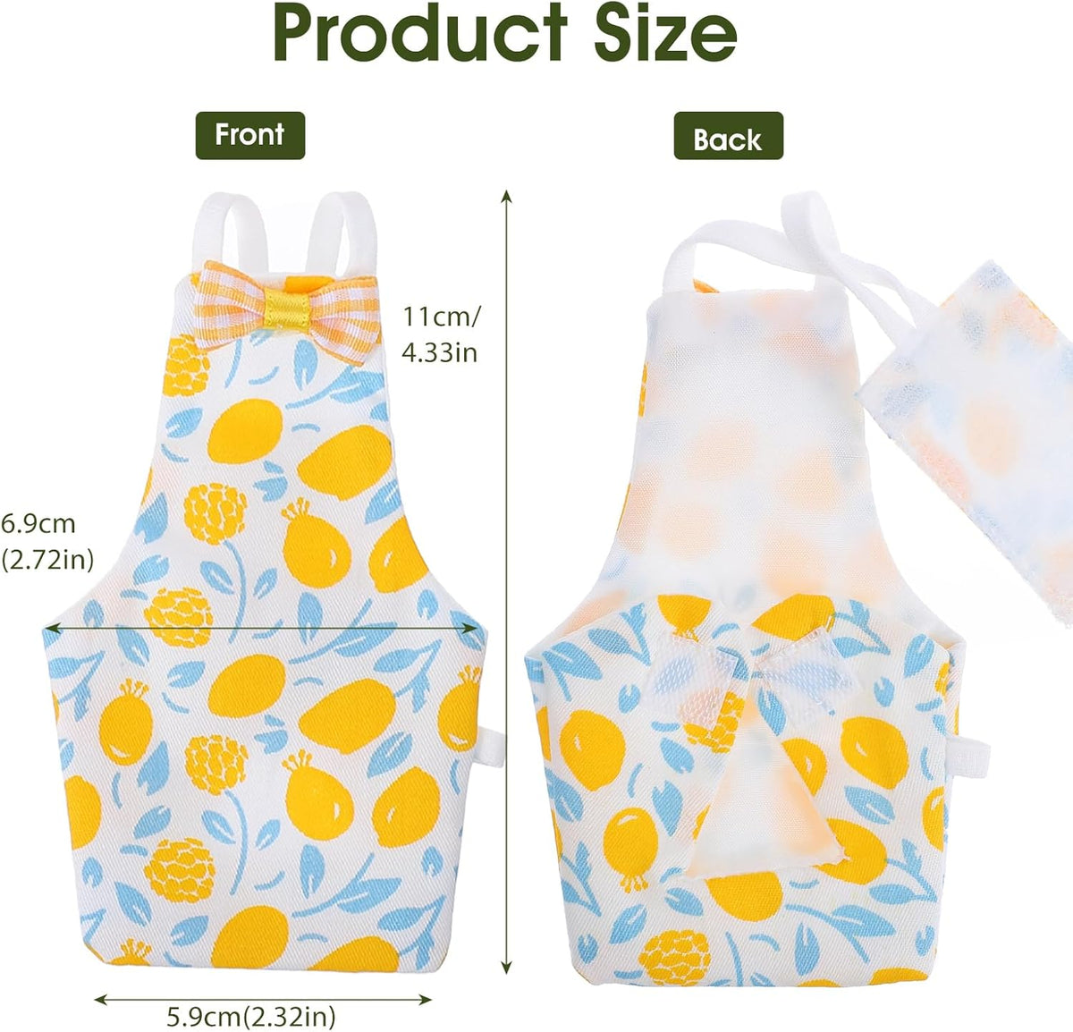 Four pieces pack of colorful parrot nappies showcasing peach and orange designs