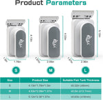 AQQA premium aquarium maintenance tool dual side magnetic algae remover