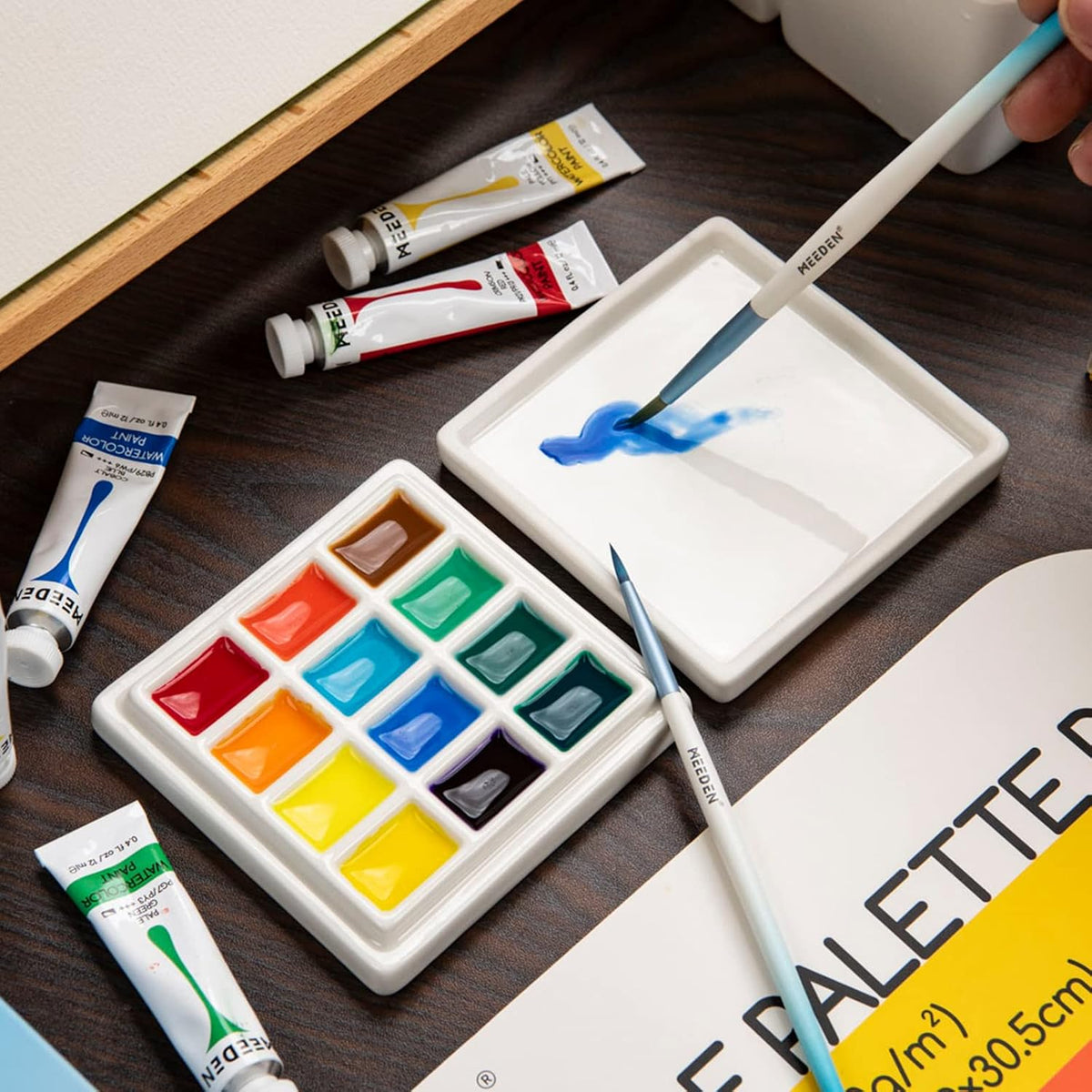 MEEDEN artist painting palette on studio desk