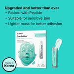 Serum ampoule and rubber mask set for skincare