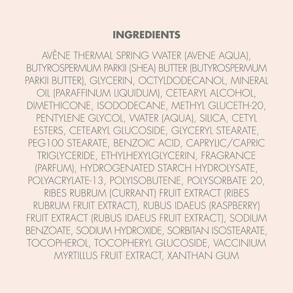 Avene face moisturizer for sensitive skin jar