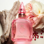 Back label of Charlotte Tilbury Love Frequency Eau De Parfum showing vegan ingredients