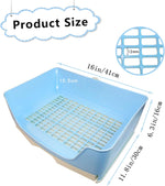 PINVNBY small animal litter pan mesh grid close up