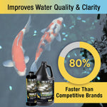 Microbe-Lift Sludge-Away application in koi pond