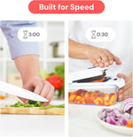 Fullstar kitchen prep tool spiralizer in action