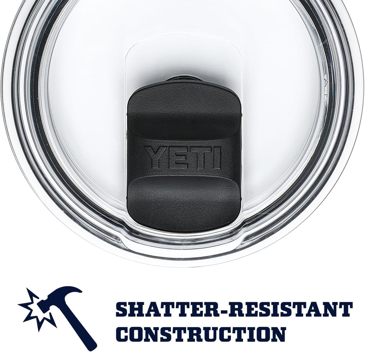 Yeti MagSlider lid component close up view
