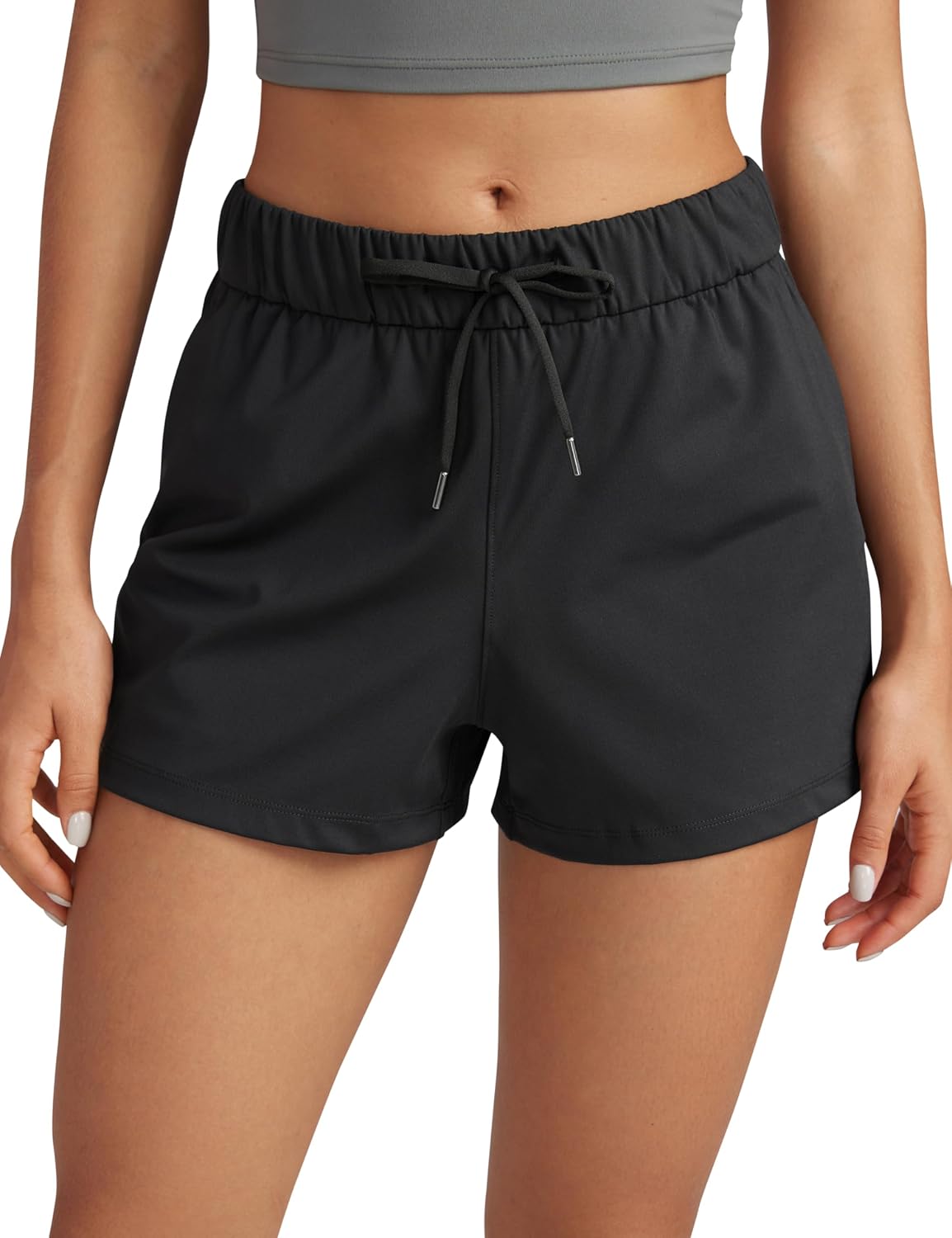 CRZ YOGA Walk The City casual shorts front view apparel
