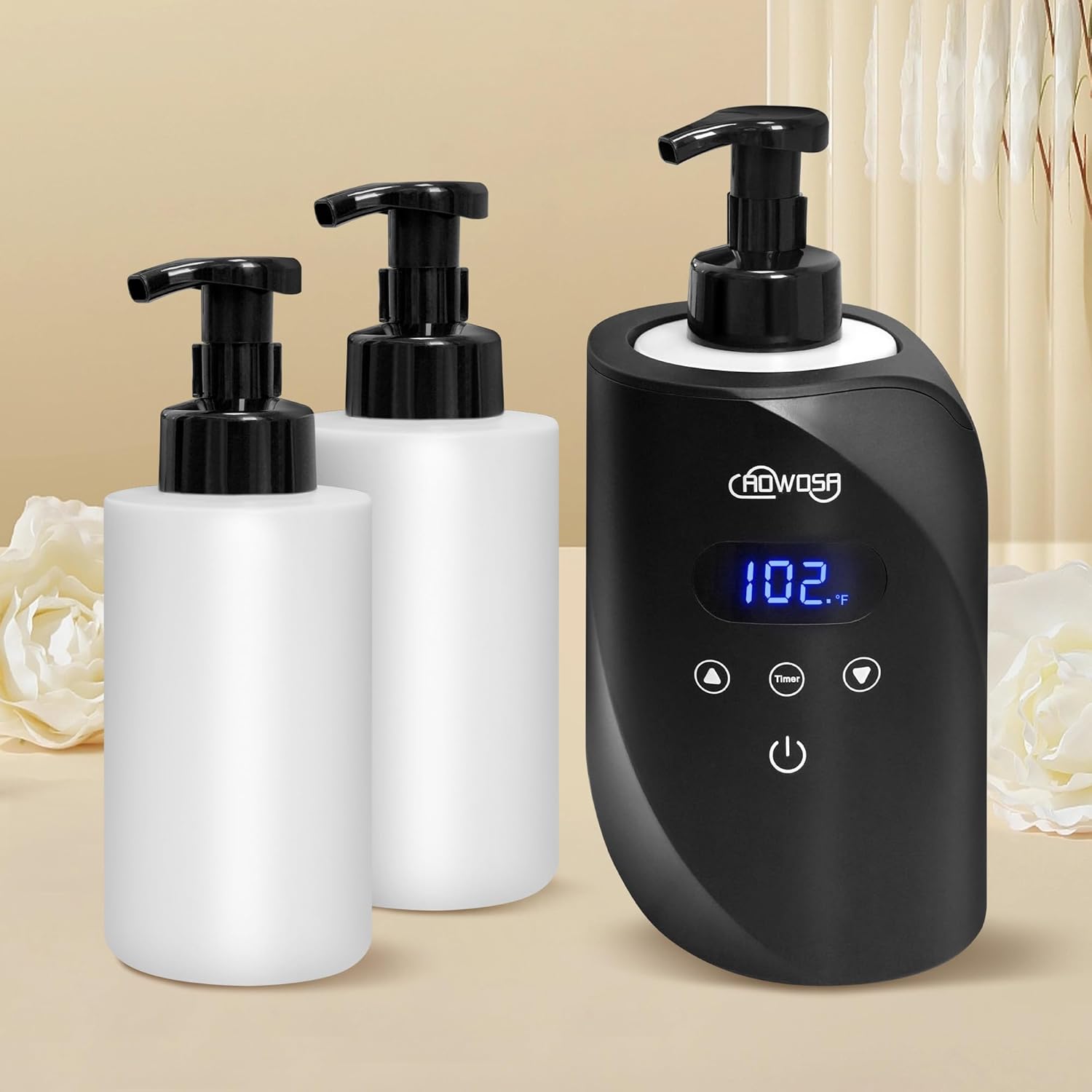 Tasalon professional hot lather machine front view for men