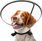 Clear Dog Cone for Small Dogs After Surgery, Adjustable E-Collar to Stop Licking with Padded Neck for Chihuahua,etc, Soft Recovery Collar with Reflective Trim for Night Visibility, Black XXS - Image 13