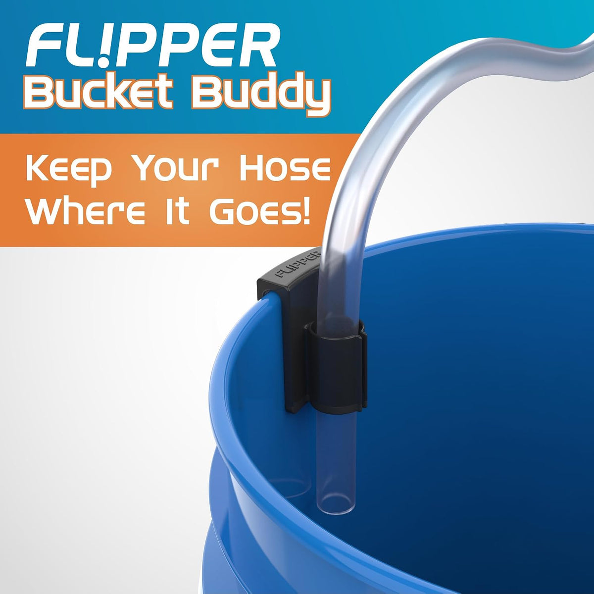 Flipper fish tank water change caddy showing tool storage slots