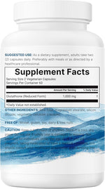 Micro Ingredients extra strength glutathione packaging details