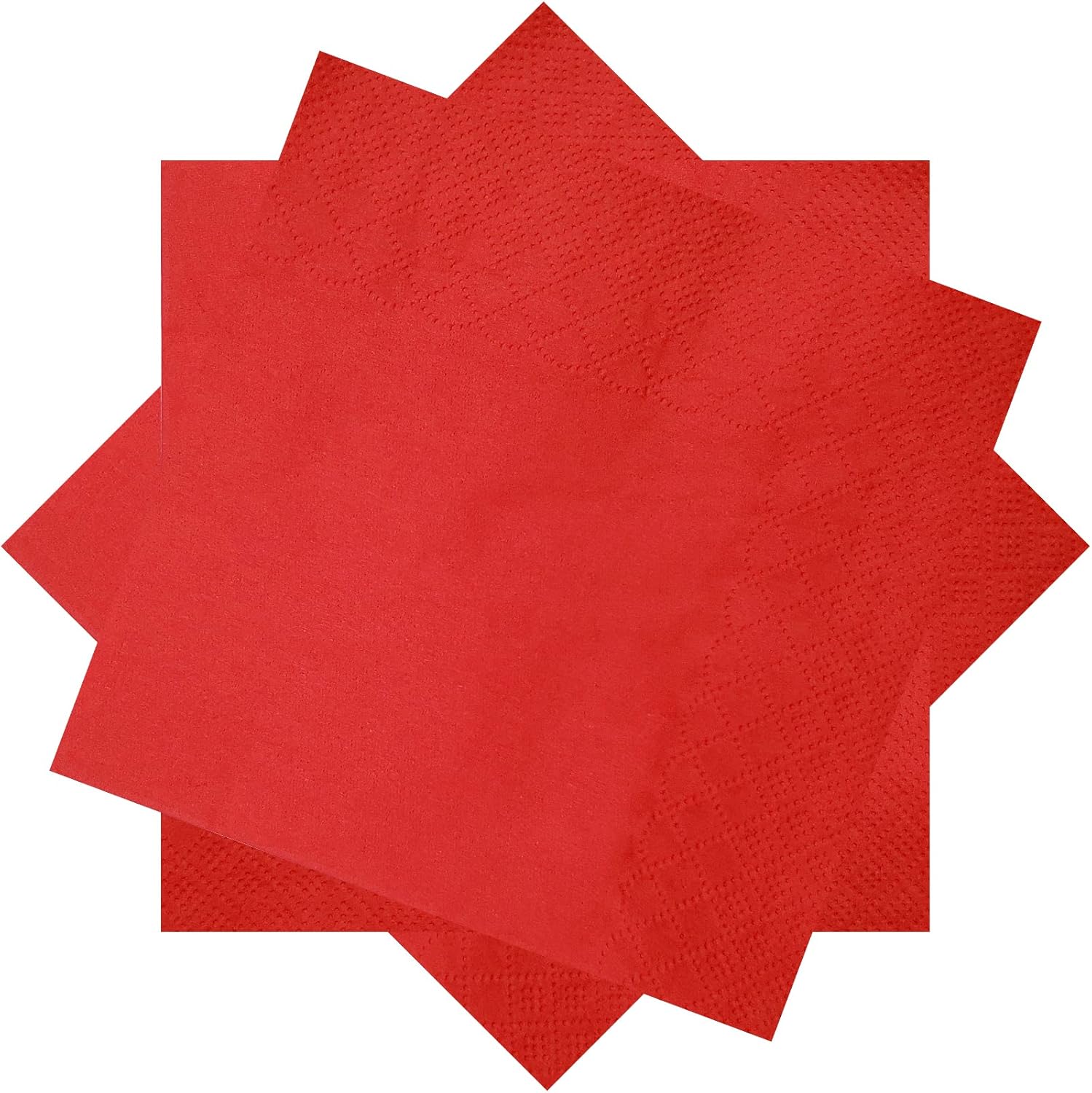 WXLDGHQ red cocktail napkins 300 count pack front view