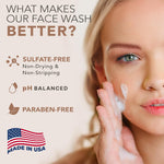 Beauty by Earth facial exfoliator tube texture showcase