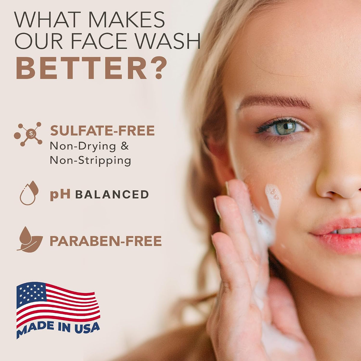 Beauty by Earth facial exfoliator tube texture showcase
