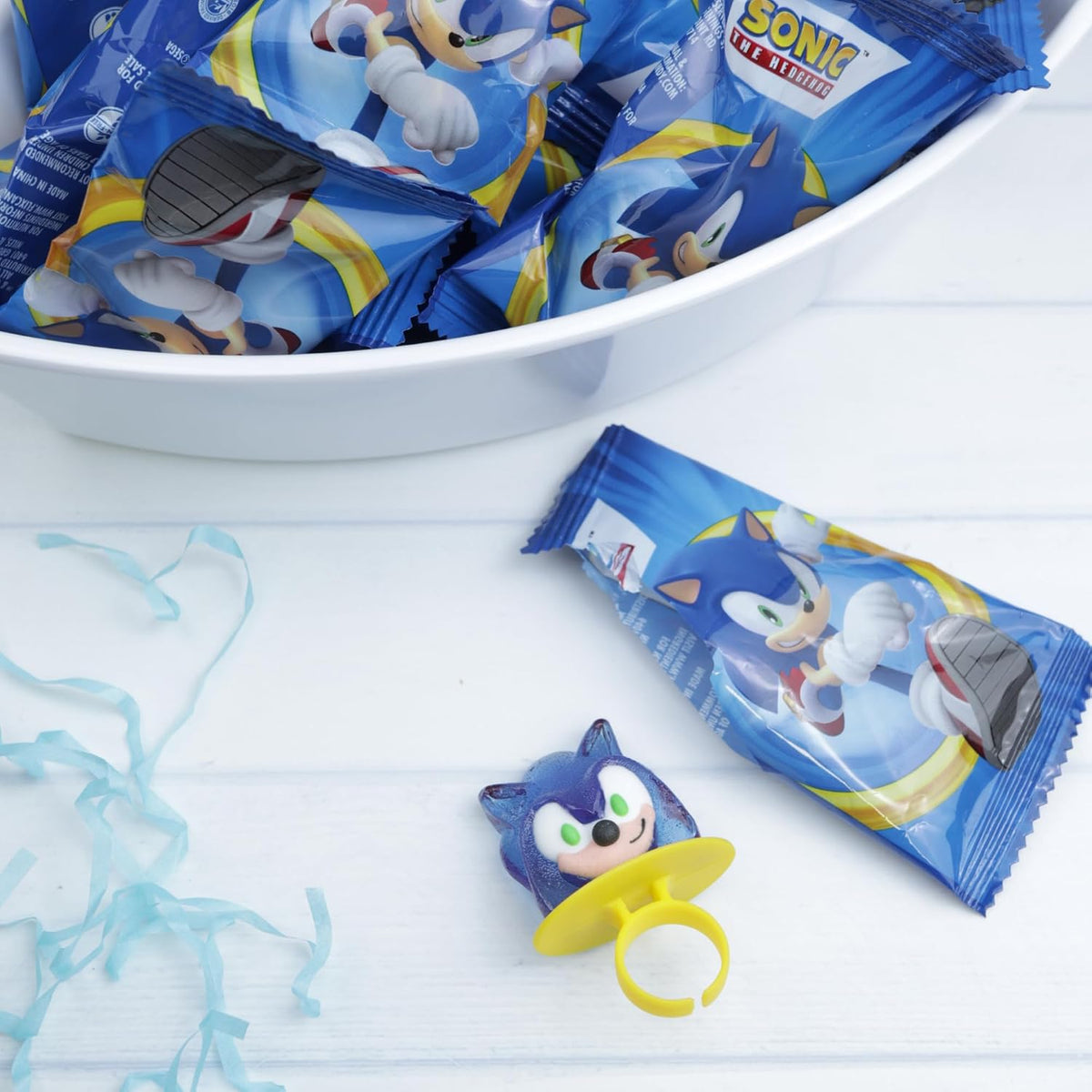 Wearable video game themed party favor candy for birthdays