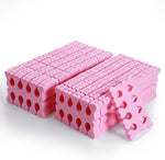 Agatige 100 pieces sponge toe separators front view for pedicure