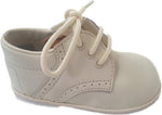 iGirlDress baby boys oxford christening shoes front view in white