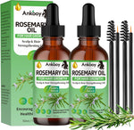 2 Pack Rosemary Oil for Hair Growth,Rosemary Hair Growth Oil,Hair Strengthening Serum for Dry Damaged Hair,Hair Loss Treatment & Thickens Hair,Scalp Care Promotes Hair Thickness for Men Women - Image 1