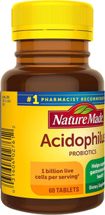 Nature Made Acidophilus Probiotics packaging overview
