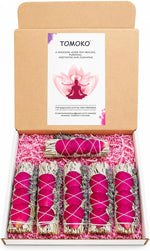 Smudge Sticks Sampler - 1 White Sage with Rose and Lavender, 1 Rosemary, 1 Cedar, 1 Sweetgrass White Sage and 1 Black Sage - Image 11