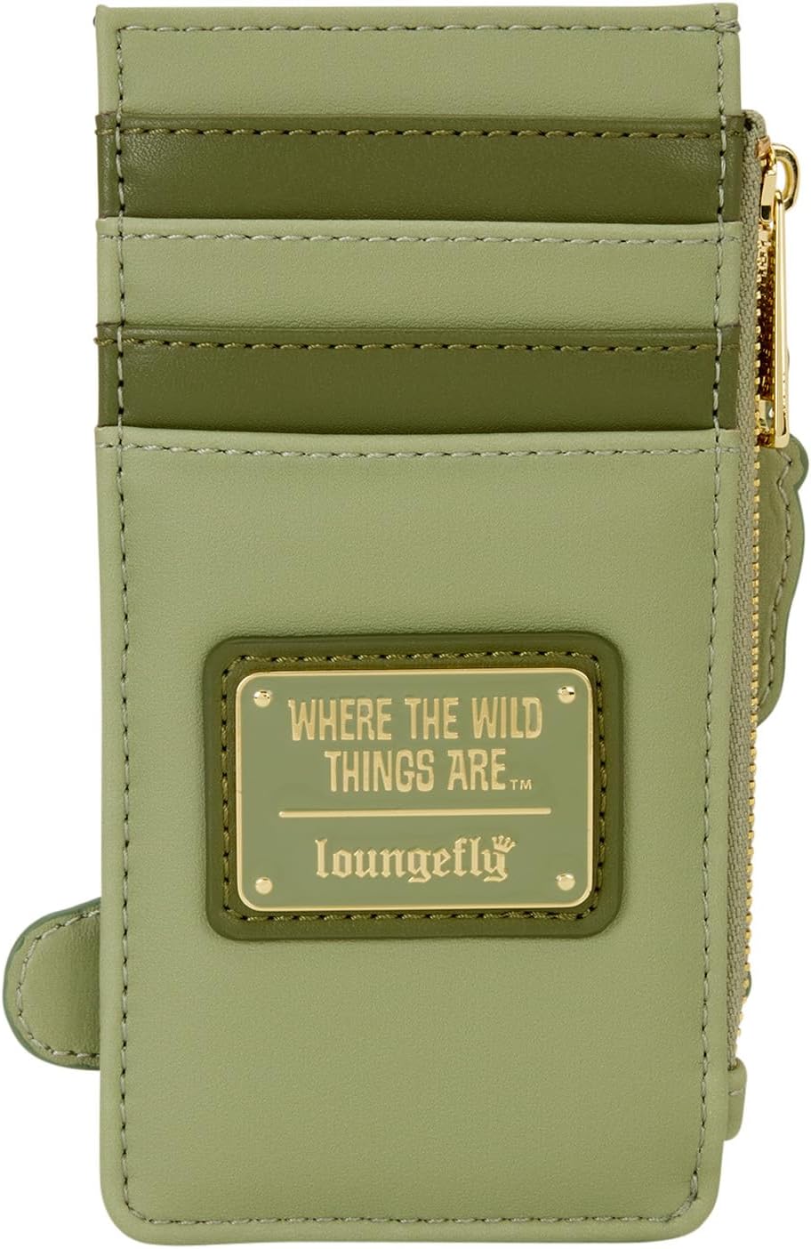 Close-up of the textured faux leather and detailed stitching on the Loungefly Where The Wild Things Are accessory.