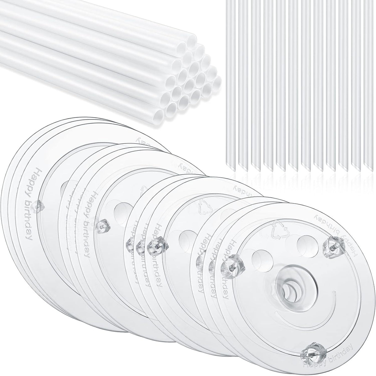 Marsui cake dowel rods set front view