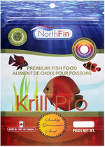 Northfin Krill Pro 2mm pellet size comparison