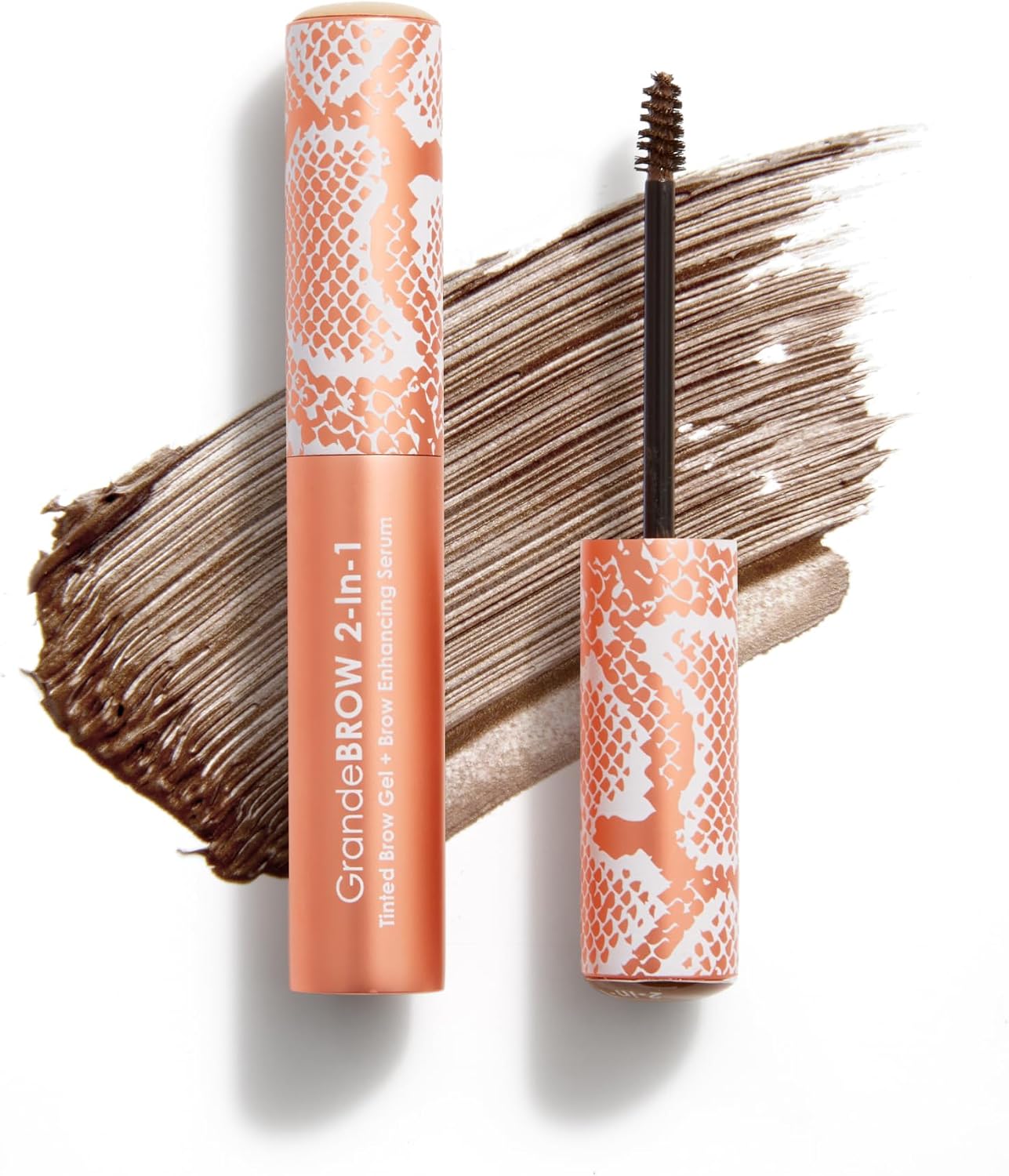 Grande Cosmetics GrandeBROW 2-in-1 Tinted Brow Gel front view packaging