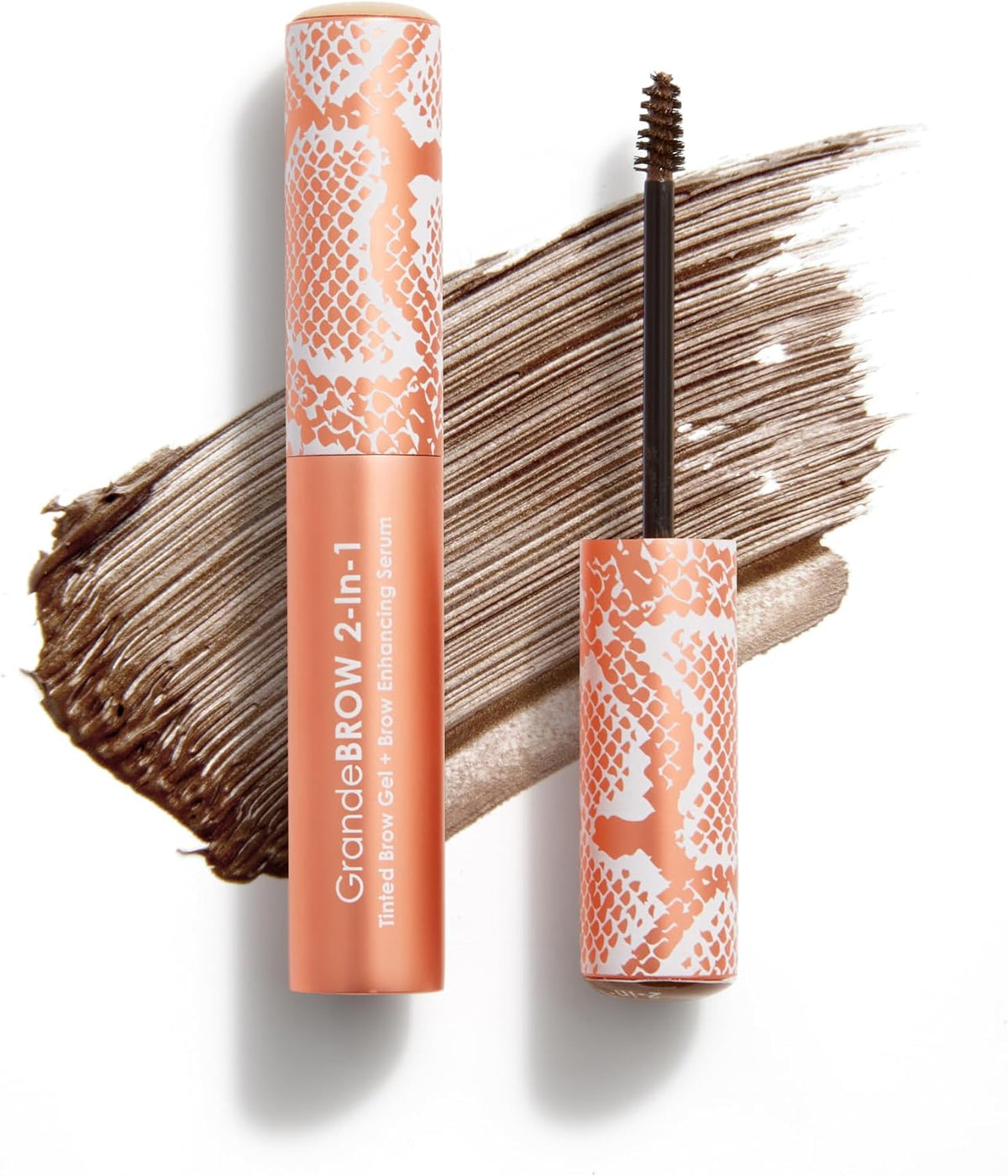 Grande Cosmetics GrandeBROW 2-in-1 Tinted Brow Gel + Brow Enhancing Serum for Thicker & Darker-Looking Eyebrows, Shape & Fill Brows, Long Wear, with Castor Oil & Mini Fibers - Image 11