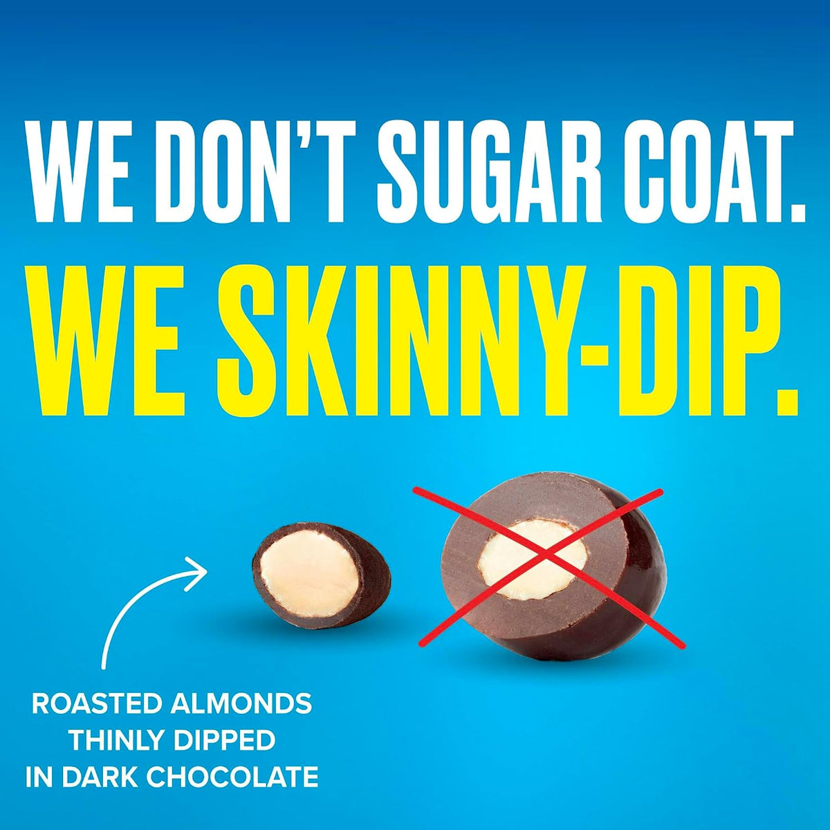 SKINNYDIPPED cocoa roasted almonds with maple sugar and sea salt