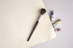 Arches natural white watercolor paper sheet corner detail
