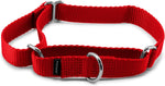 PetSafe martingale dog collar front view red medium
