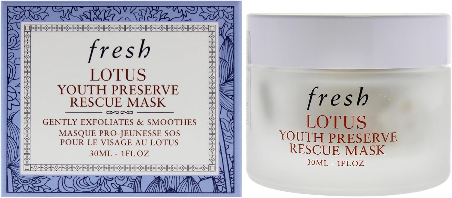 Fresh Lotus Youth Preserve Rescue Mask jar front view skincare