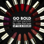 Hydrating smudge proof vegan matte lipstick packaging cap and bullet