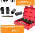 Chrome vanadium steel metric twist socket sizes display