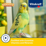 Close up view of Vitakraft Sunseed Vita Prima ancient grains and seeds