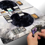 LIUYANZE tabletop gaming mat rolled up with protective features