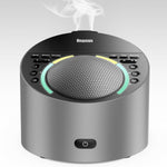ANWOON Sound Machine and Aroma Diffuser front view premium metal shell white noise system