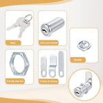 Salbsever stainless steel cabinet lock components