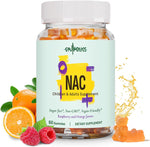 NAC Supplement 1000mg for Adults & 500mg for Kids, N-Acetyl Cysteine Supplement Gummies, Synergistic Antioxidant, Vegan, Sugar-Free 60 Gummies - Image 1