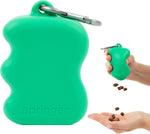 Springer Dog Treat Pouch for Effort-Free Squeeze Dispensing - Easy-Fill, Food-Grade Silicone Treat Pouches for Pet Training - Includes Carabiner-Black - Image 12