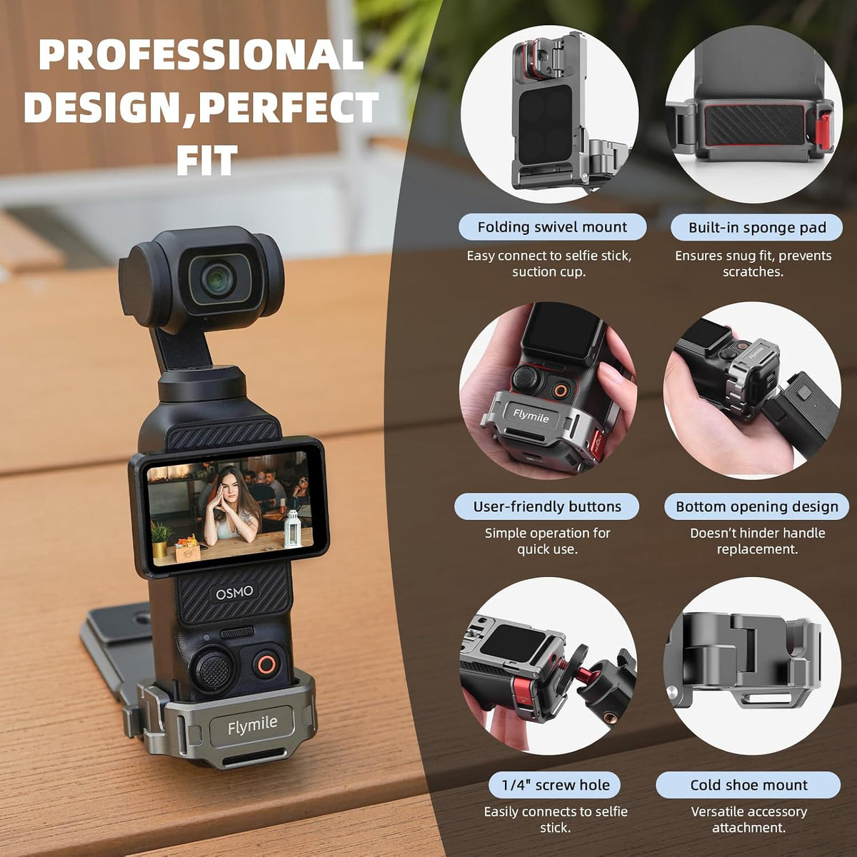 Flymile Pocket 3 Magnetic Mount packaged with creator combo accessories
