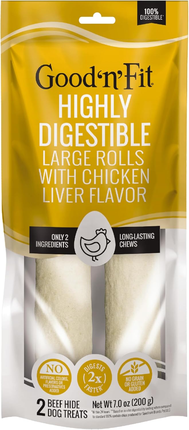 Good 'n' Fit Twist Sticks Made with Real Lamb, 15 Count, Treat Your Dog to Long-Lasting and Highly Digestible Rawhide Chews - Image 11