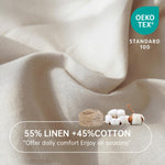 King size mattress cover folded showing texture