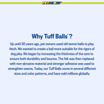 PetSport small dog toy rubber core detail