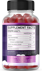 Close up view of the vegan thyroid support gummy texture